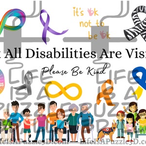 Nur digitaler Download | Not All Disability Are Visible Anhänger