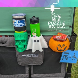 Ghost Drink Holder for Wonderfold W Series and Keenz XC/XC+ Stroller Wagons