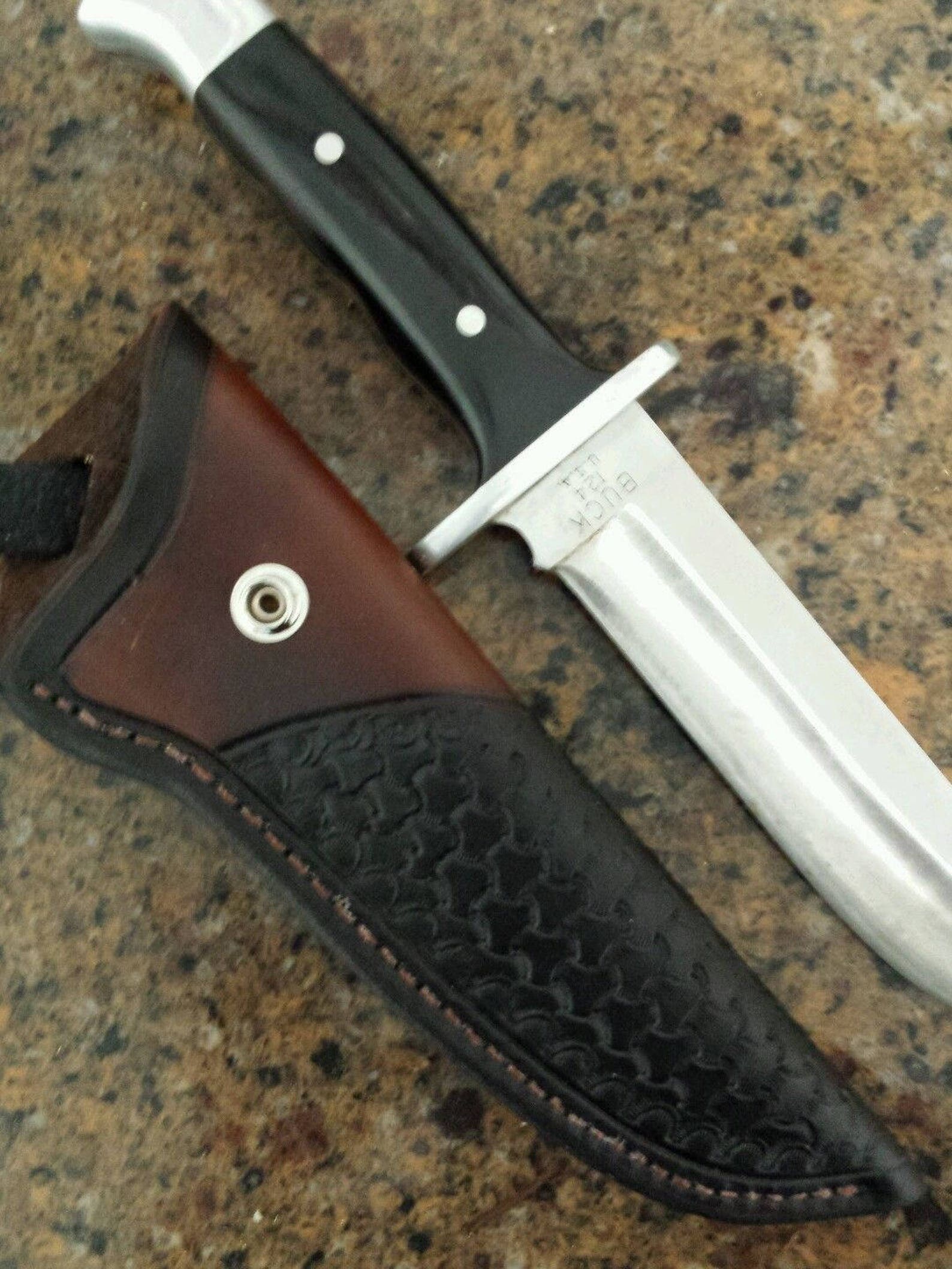 Custom Vertical Knife Sheath for a Buck 124 Knife. Sheath Only Etsy
