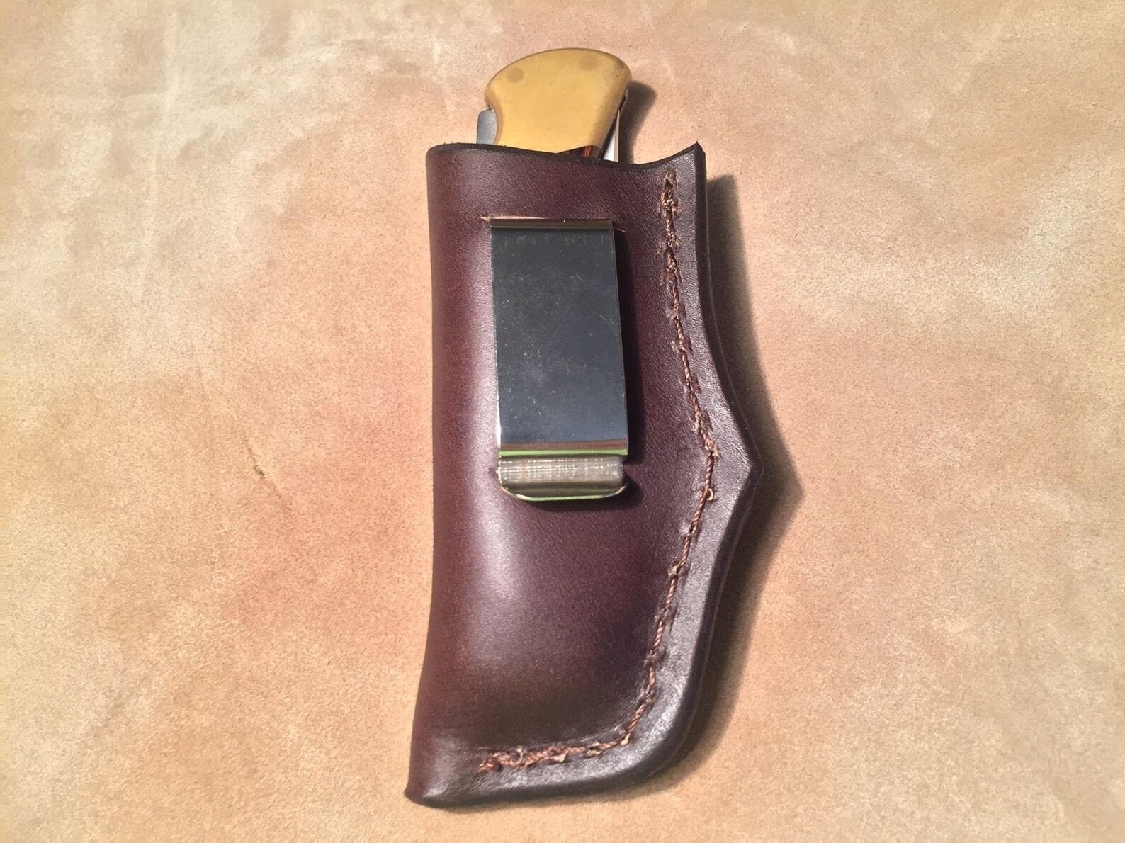 Custom Leather Sheath W/clip for BUCK 110 Knife Etsy