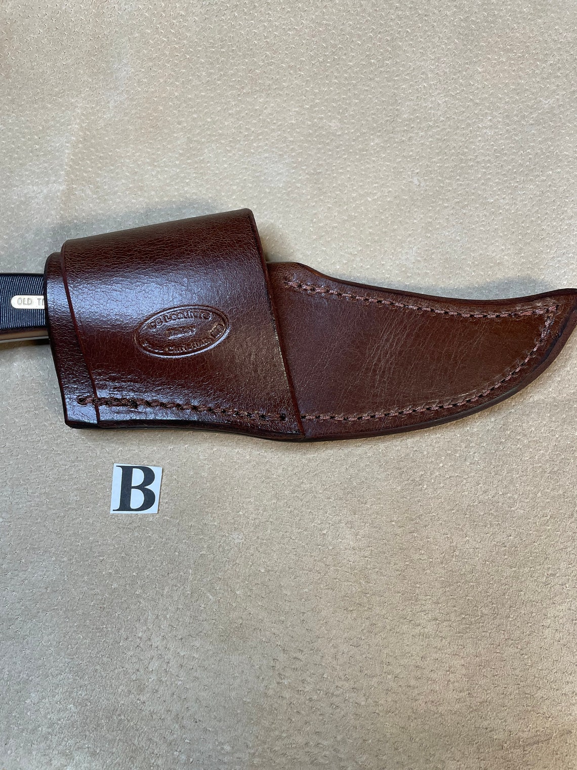 Custom Leather Cross Draw Knife Sheath for a Schrade Sharp Etsy