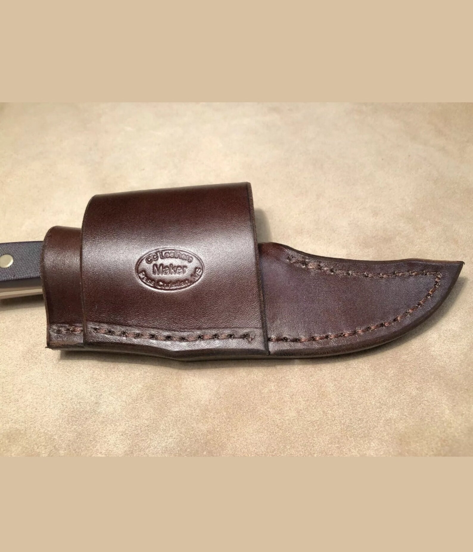 Custom Leather Crossdraw Knife Sheath that fits a Schrade Etsy