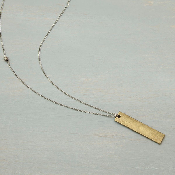 Men’s Bronze Necklace Etsy