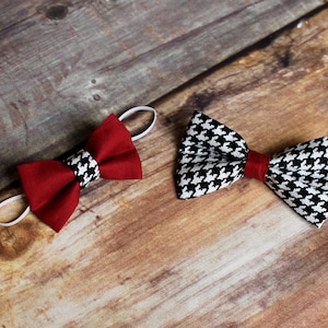 Alabama Headband MSU Hair Clip - Alabama Crimson Tide Mississippi State Bulldogs Newborn baby toddler child infant adult houndstooth red
