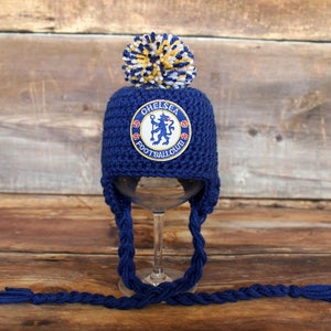 Chelsea Football Club Stocking Hat Newborn to Child Baby Toddler Infant Beanie Soccer Knit Twins Etsy