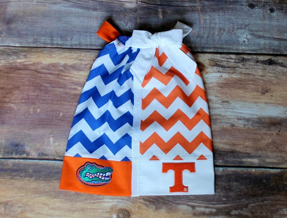 men orange gators dress 4t Girls Toddler Royal Florida Gators Too Cute Tri-Blend Dress