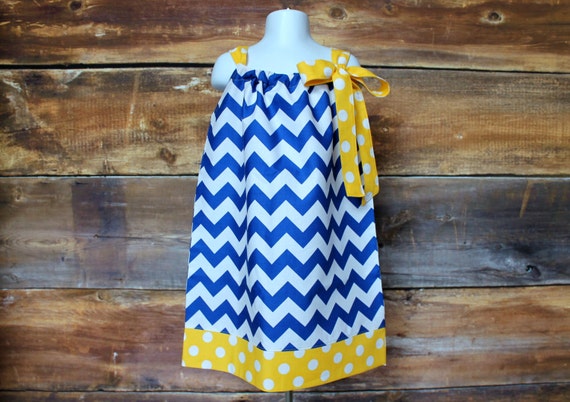 Royal Blue Chevron Pillowcase Dress Newborn to Child 11/12 Girls Baby Infant Toddler UCLA Bruins Blues - Etsy Royal Blue Chevron Pillowcase Dress Newborn to Child 11/12 Girls Baby Infant Toddler UCLA Bruins Blues - Etsy