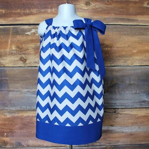 Royal Blue Dress - Newborn baby toddler child girls pillowcase dress infant Indianapolis Colts Duke Blue Devils Air Force Falcons