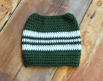 Green Bay Packers Messy Bun Hat Women's 