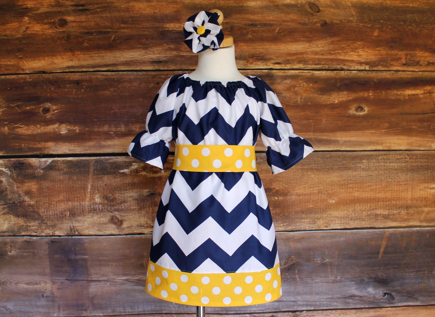 Navy Peasant Dress Easter Dress Newborn Baby Toddler Girls Dress Infant Child Tween Navy Blue Yellow Spring Summer Outfit Photos Pictures Etsy Ireland