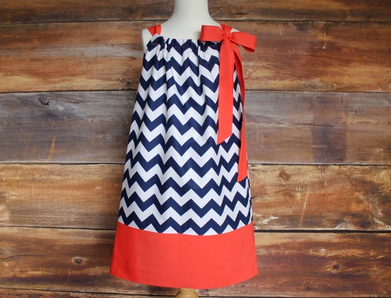 orange and navy chevron dress Burnt orange and navy blue chevron dress