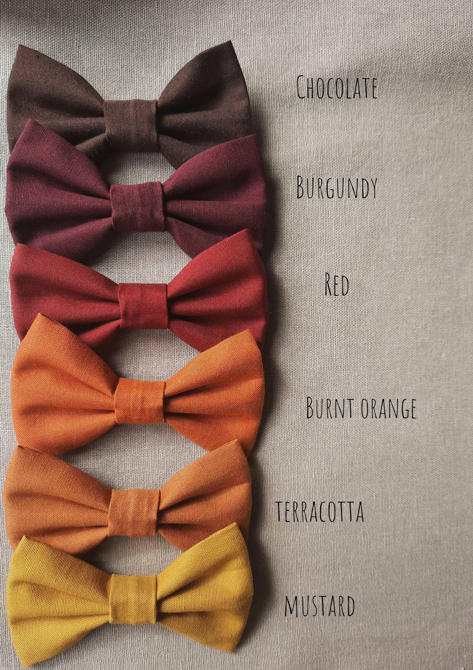 Orange Matching bow ties, Father and Son bow tie set, Father's Da…