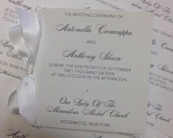 wedding program church program wedding church program booklet etsy