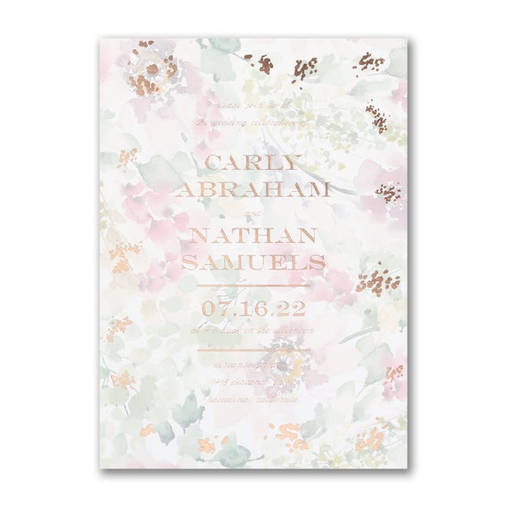 Flower Invitation Garden Invitation Floral Invitation Baby Shower Invitation Bridal Shower Invitation Communion Invitation Wedding Invite Il_570xn