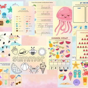 Summer Printables Summer Crafts Summer Activities Summer Activities for Kids Summer Printables Preschool Worksheets Summer