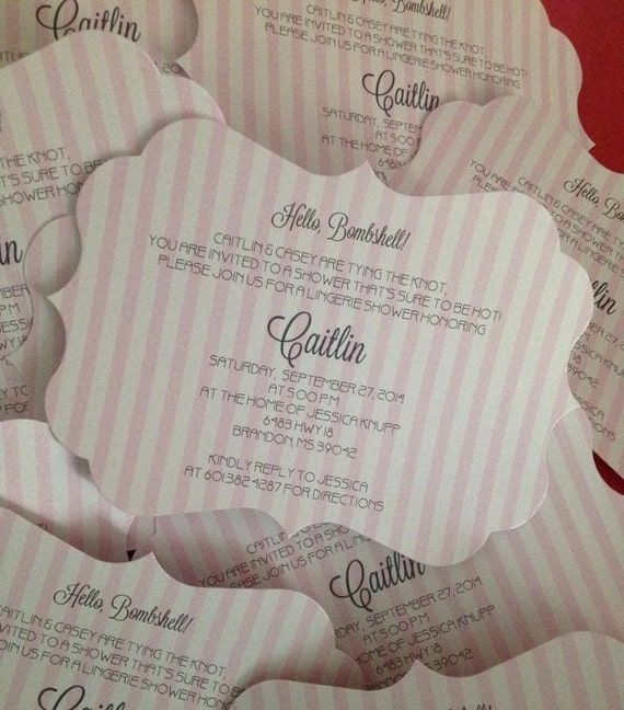 Victorias Secret Invitation Victorias Secret Themed Lingerie Shower Victorias Secret Bridal Shower Lingerie Bridal Shower Birthday Invite Il_570xn