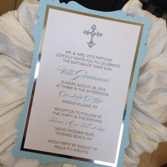 Baptism Invitation Christening Invitation Communion Invitation Confirmation Invitations Cross Invitation Religious Invitation Il_570xn