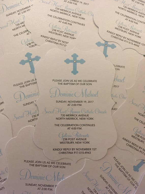Baptism Invitation Christening Invitation Communion Invitation Confirmation Invitation Religious Invitation Cross Invitation Il_570xn