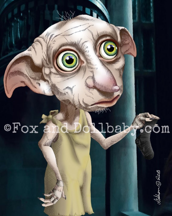 Dobby One Of Our Favourite Characters From The Harry Potter Etsy Dobby One Of Our Favourite Characters From The Harry Potter Etsy