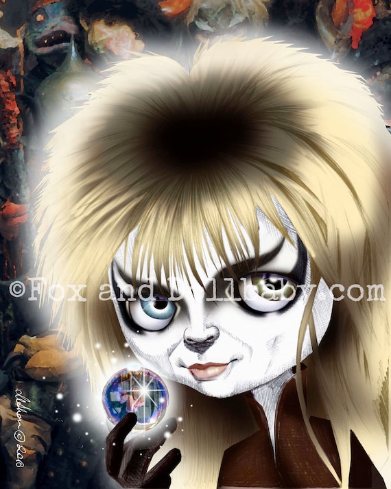 El laberinto Plata//Piel Sintética Collar Jareth Goblin King Bowie