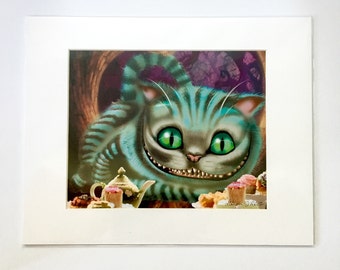 Cheshire Cat Art Print door deShan