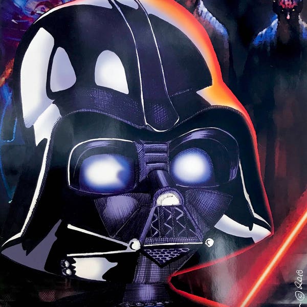 Darth Vader Special Edition Art Print by deShan