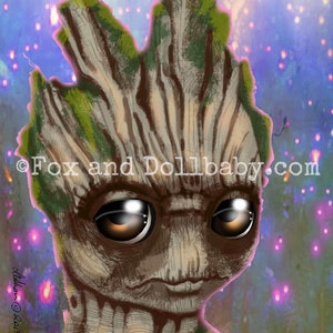 Groot Art Print by deShan