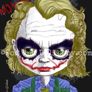 De Joker Heath Art Print van deShan