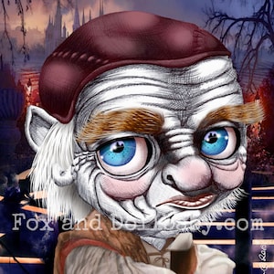 Hoggle, Special Edition  Art Print by de Shan
