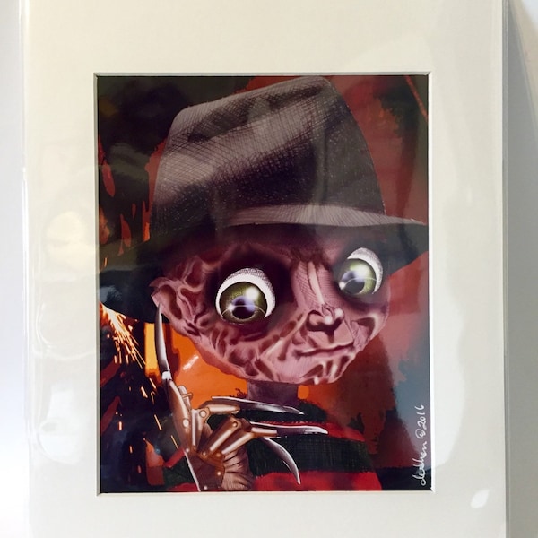 Freddy Krueger Art Print por deShan