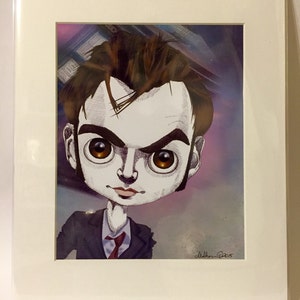 David Tennant, Tenth Doctor  Art Print by deShan