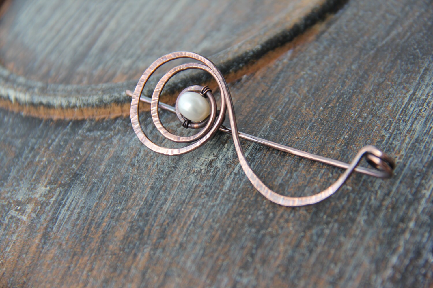 Shawl pin scarf pin sweater pin cardigan clasp textured Etsy