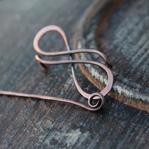 Shawl pin, scarf pin, brooch, shawl pin &quot;Infinity&quot;, copper brooch, silver shawl pin, sterling silver, silver 925, oxidized copper pin,