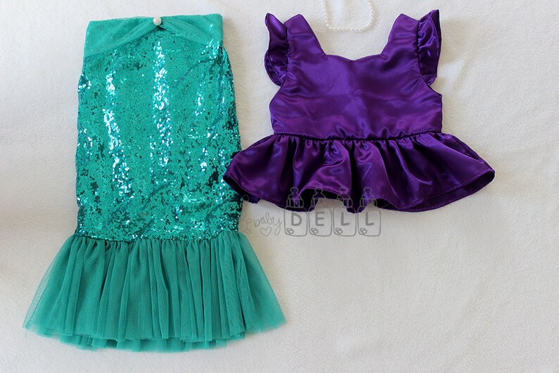 little mermaid girl costume