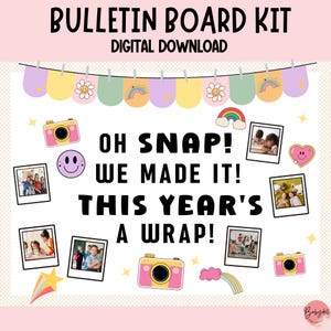 Groovy End of Year Bulletin Board Kit: Retro Classroom Decor