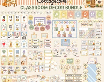 Storybook Classroom Decor Bundle with Editable Woodland Teacher Printables