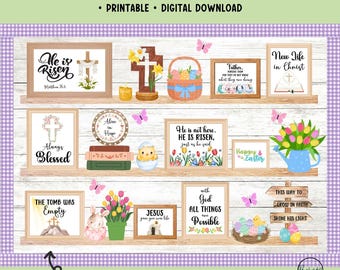 Easter bulletin board kit for Christian classroom and Sunday school decor