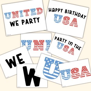 Patriotic Board Kit Retro 4th of July USA Classroom Decor Editable - Etsy