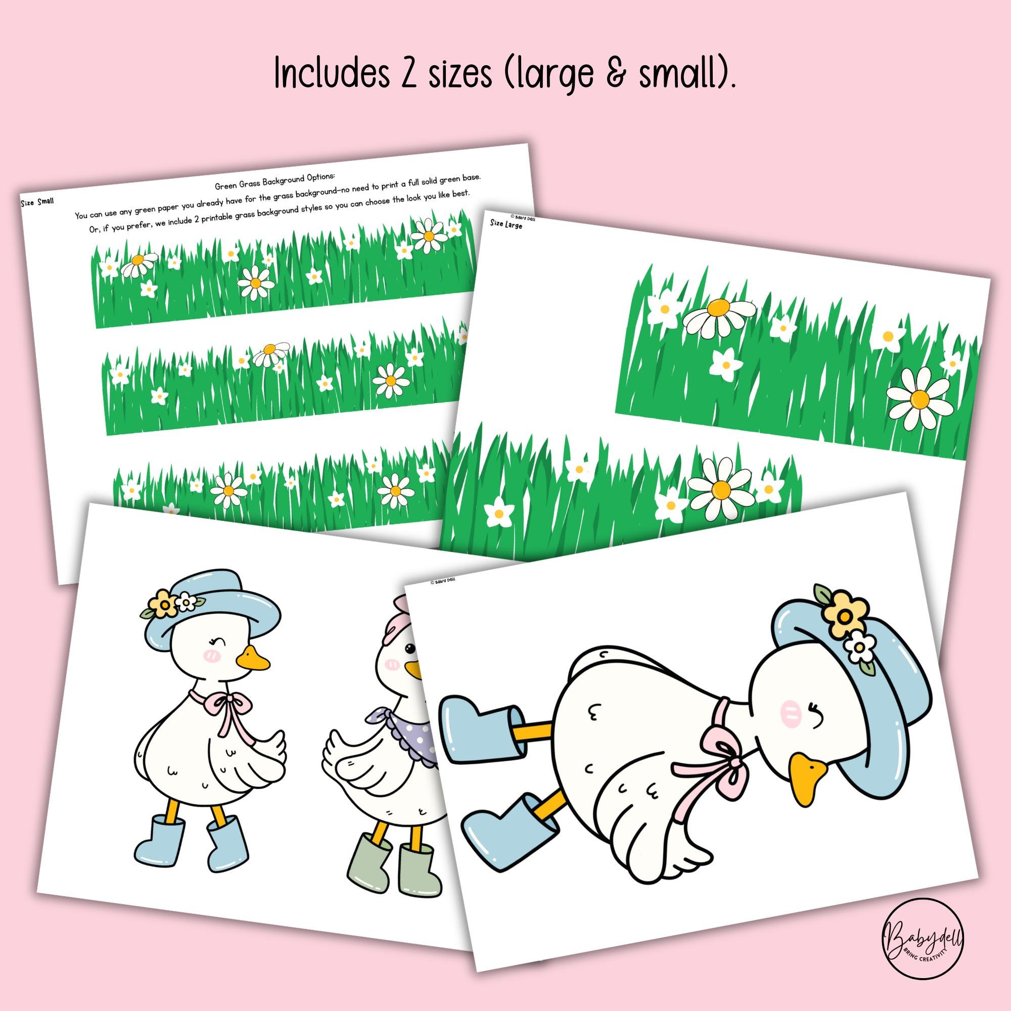 Spring Bulletin Board Kit Printable Goose Classroom Decor School Door ...