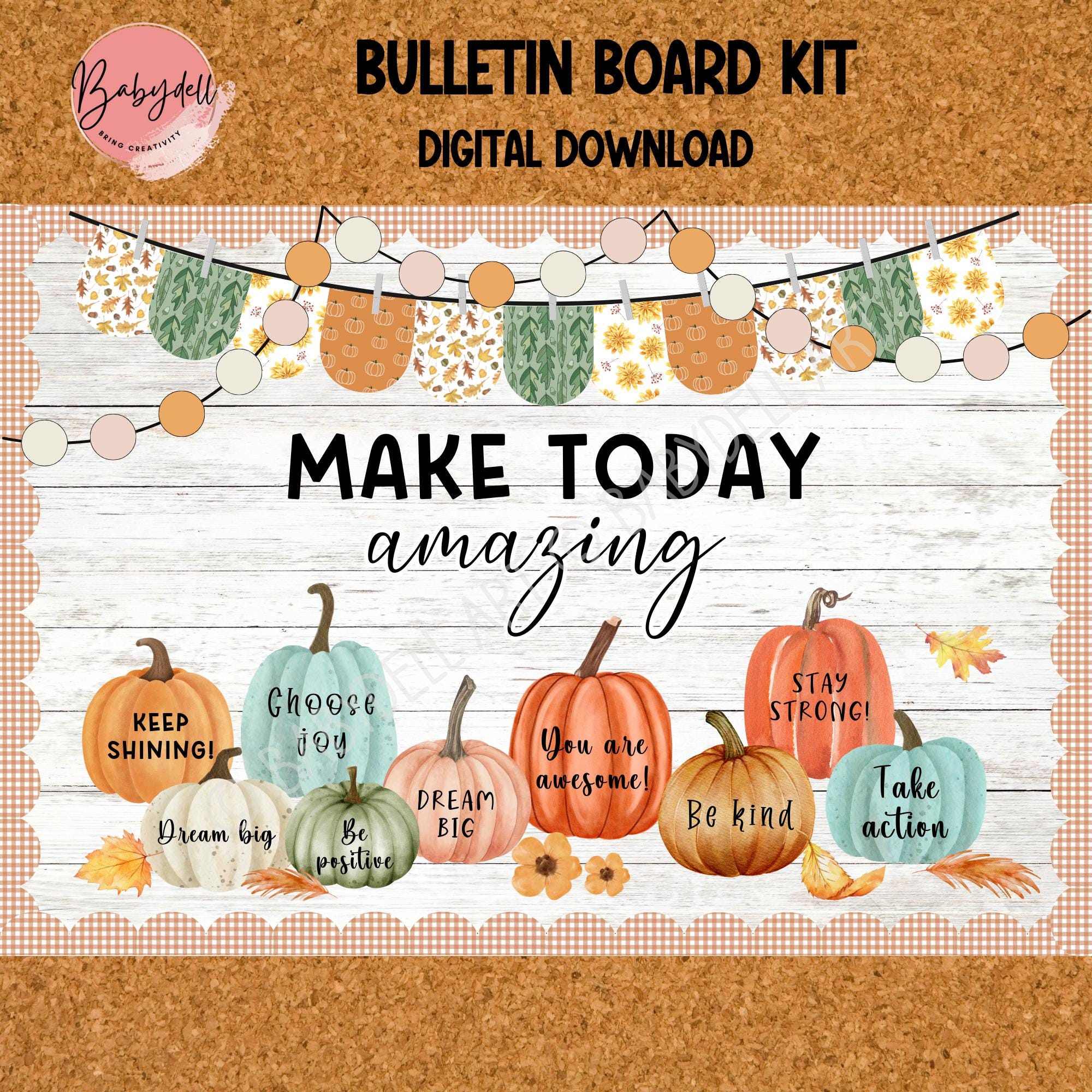 thumbnail image 2 of Fall Readng Bulletn Board | Lbrary Bulletn Board | Autumn Book Nook 2 of 14