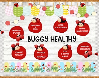 Buggy Healthy Habits Bulletin Board Kit: Classroom Decor