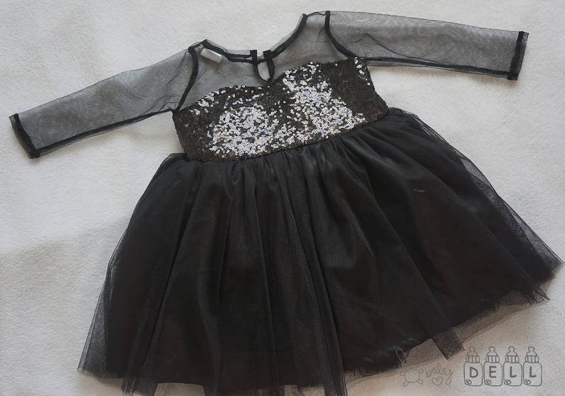 Witch Costume Girl witch costume Girl Black sequin dress Girl witch dress Girls maleficent costume christmas gifts