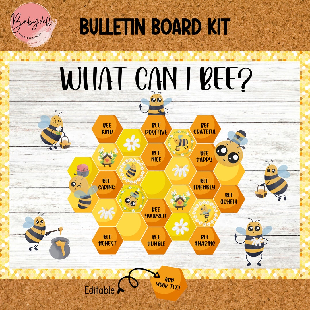 Bee Amazing Bulletin Board What Can I Bee Bulletin Board Back to School