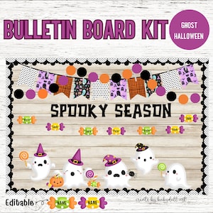 Boo Halloween Bulletin Board Kit Classroom Door Decor