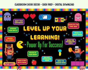 Game Testing Board Kit for Retro Video Game Level Up Learning Displays