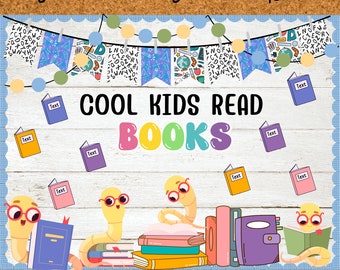 Reading Bulletin Board Kit: Classroom Library Decor