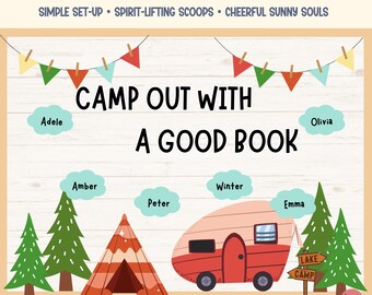 Camping Board Kit Adventure Back To School Classroom Decor For Elementary Teachers