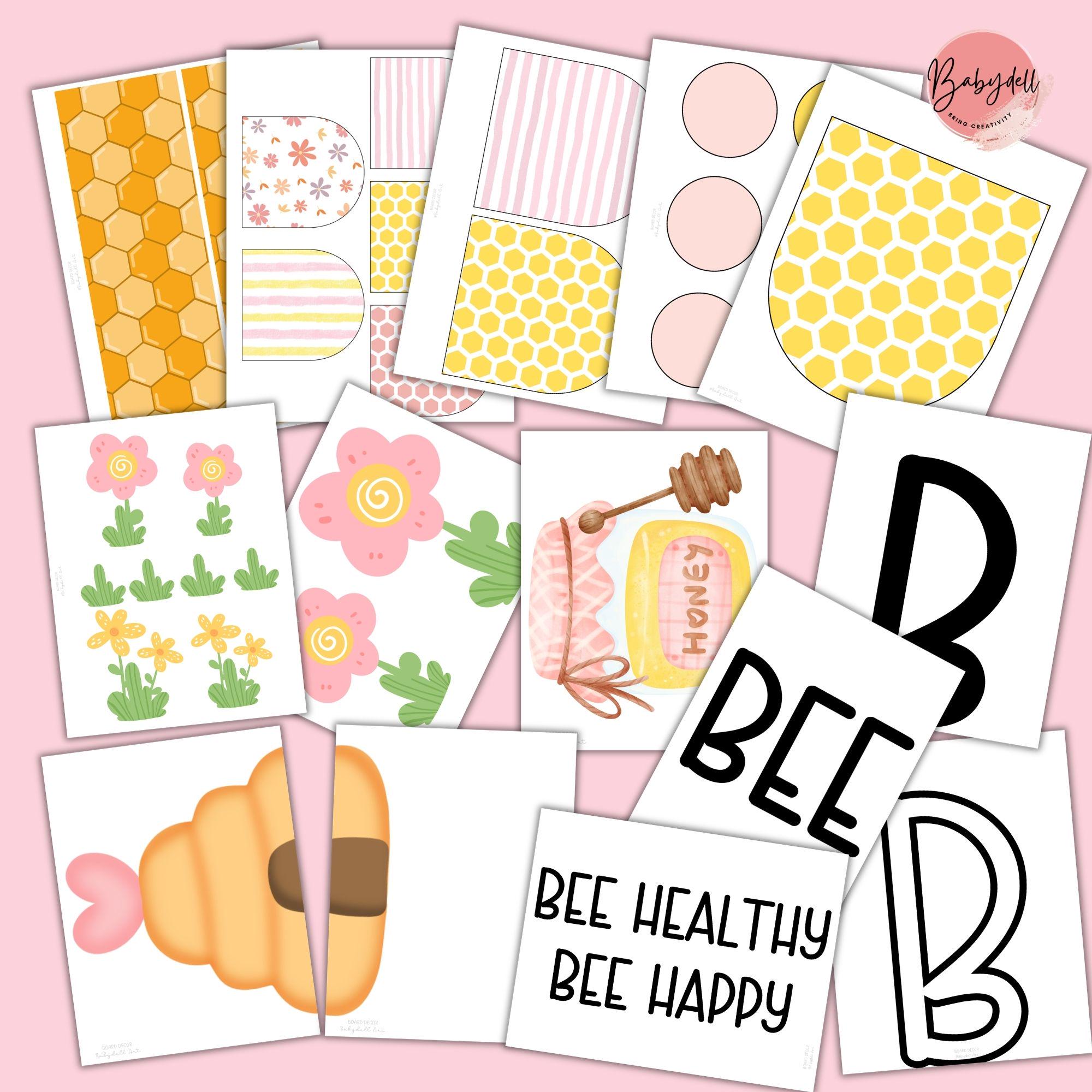 School Nurse Decor Bee Healthy Bulletin Board Kit for Classroom ...