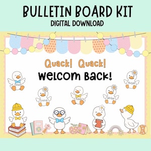 Duck & Goose Bulletin Board Kit: Back to School Classroom Decor