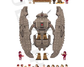 Pixel (8 bit) 50th Anniversary Special Poster - Limited Edition